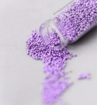 Pearls for nails Stock Photos
