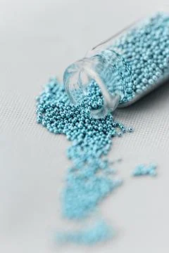 Pearls for nails Stock Photos