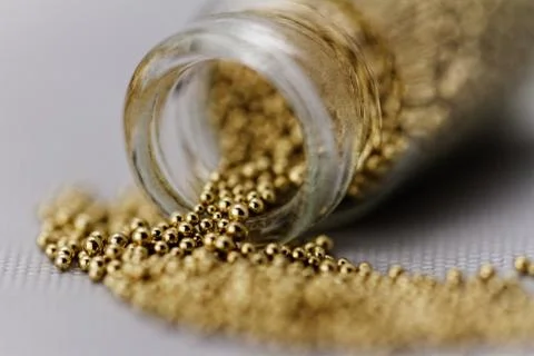 Pearls for nails Stock Photos