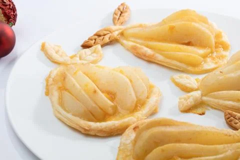 Pears cake baked 2 Stock Photos