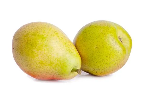 Pears fruit isolated on white background Stock Photos