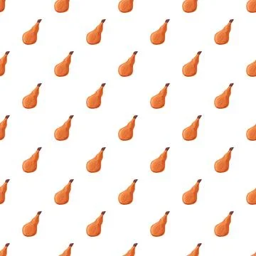 Pears fruit seamless pattern repeating background design Stock Illustration
