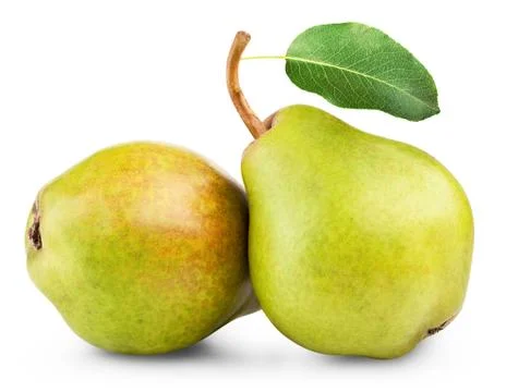 Pears isolated Foto stock