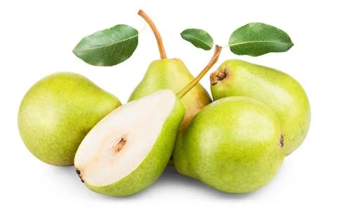 Pears isolated Stock Photos