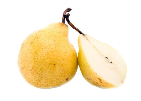 Pears isolated Stock Photos