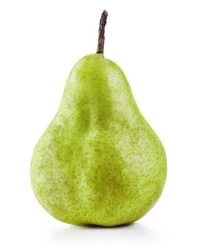 Pears isolated on white background. Clipping Path Stock Photos