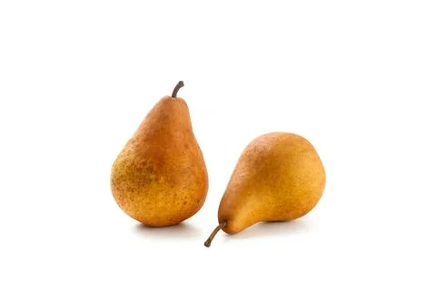 Pears isolated on white background with clipping path.. Stock Photos
