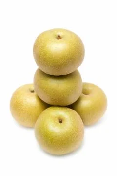 Pears isolated on white background Stock Photos