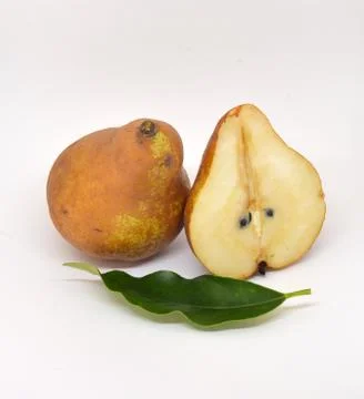 Pears isolated on white background Stock Photos