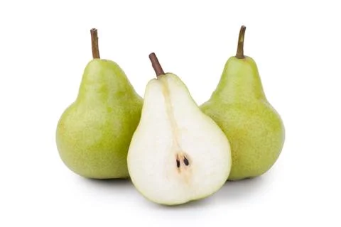 Pears isolated on white background Stock Photos
