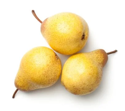 Pears Isolated on White Background Stock Photos