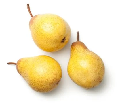 Pears Isolated on White Background Stock Photos
