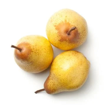 Pears Isolated on White Background Stock Photos