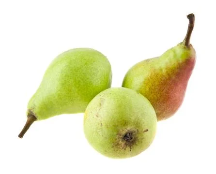 Pears isolated on white background Stock Photos
