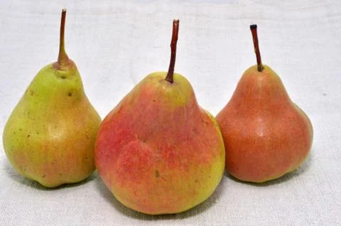 Pears isolated on a white background Stock Photos