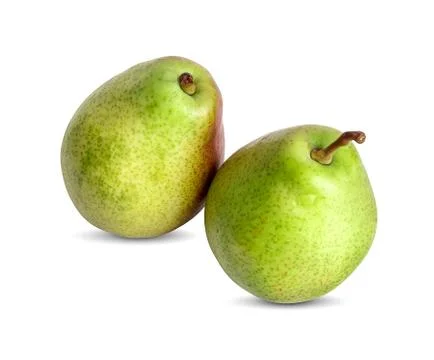 Pears isolated on white background Stock Photos
