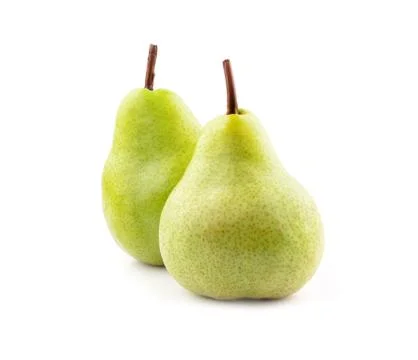Pears isolated on white a background Stock Photos