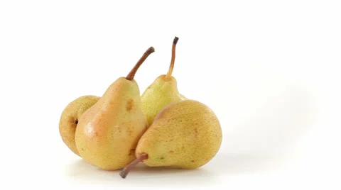Pears many front view Vidéo 23734709