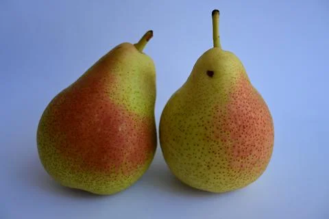 Pears path isolated with white background Stock Photos