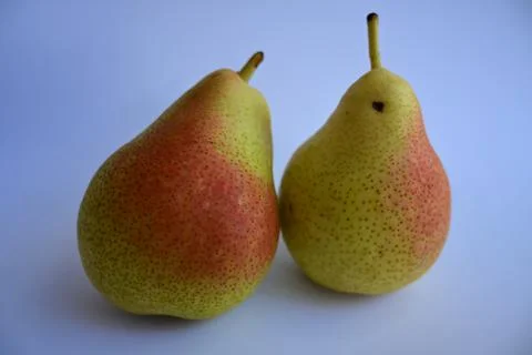 Pears path isolated with white background Stock Photos