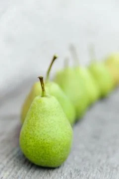 Pears on the table Stock Photos