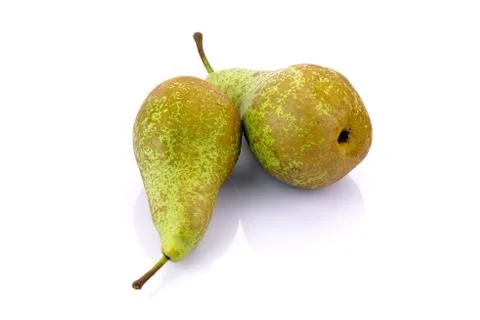 Pears on a white background Stock Photos