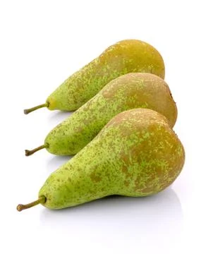 Pears on a white background Stock Photos