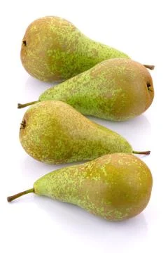 Pears on a white background Stock Photos