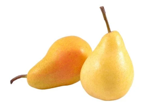 Pears on a white background Stock Photos