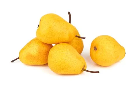 Pears on white Stock Photos