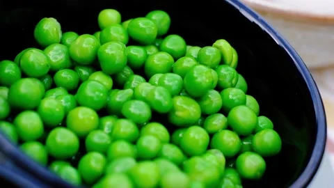 Peas | 120 fps | Slow Video stock 146722346