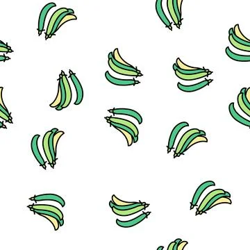 Peas healthy vegetables vector seamless pattern Stock Illustration