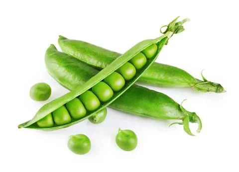 Peas isolated Stock-Fotos