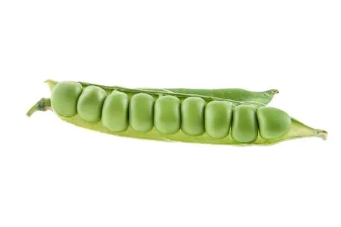 Peas isolated on white background Stock Photos