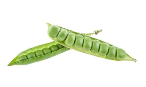 Peas isolated on white background Stock Photos