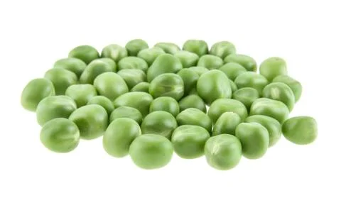 Peas isolated on white background Stock Photos