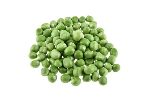 Peas isolated on white background Stock Photos