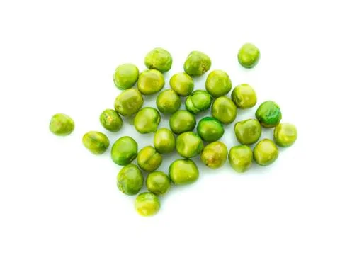 Peas isolated on white. Stock Photos