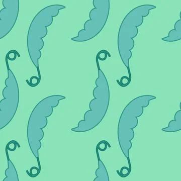 Peas pattern Stock Illustration