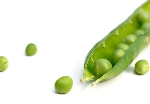 Peas on a pod Stock Photos