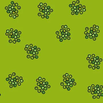 Peas seed grain vector seamless pattern Stock Illustration