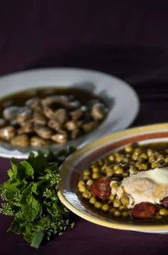 Peas soup Stock Photos