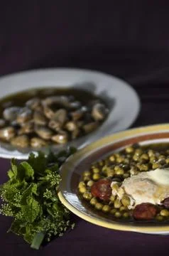 Peas soup Stock Photos