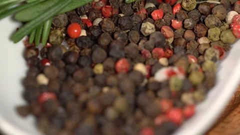 Peas with spices in white bow 動画素材 103823322