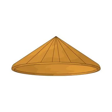 Peasant hat illustration Illustrazione stock