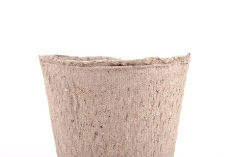 Peat pots Stock Photos