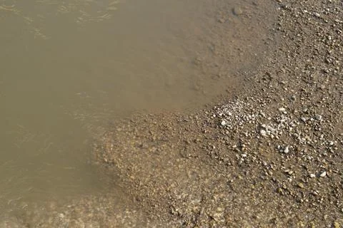 Pebbels in the river Stock-Fotos