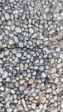 Pebble Aggregate Surface Texture Stock Photos