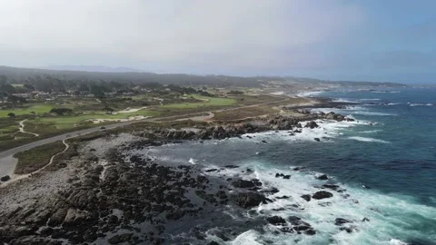 Pebble Beach - 1 Stock Footage 197347412