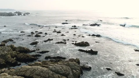 Pebble Beach 4k Stock Footage 103825459